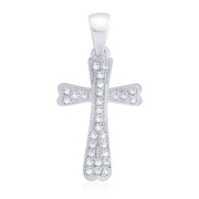 Taraash Sterling Silver Cz Cross Pendant With Chain For Women COMBO PDCH 142 - Taraash
