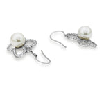 Load image into Gallery viewer, Taraash Sterling Silver CZ &amp; Pearl Butterfly Pendant Set For Women PEMR4011V - Taraash
