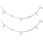 Load image into Gallery viewer, Taraash Sterling Silver Dangling Tortoise Design Anklet For Women - Taraash
