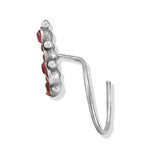 Load image into Gallery viewer, Taraash Sterling silver Designer Pink CZ Nose Pin For Women - Taraash