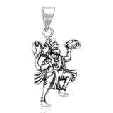 Taraash Sterling Silver Divine Hanuman Pendant With Chain For Men COMBO PDCH 145 - Taraash