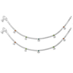 Load image into Gallery viewer, Taraash Sterling Silver Enamel Designer Anklet for Women - Taraash
