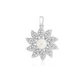 Taraash Sterling Silver Floral Design Pendant With Chain For Women COMBO PDCH 150 - Taraash