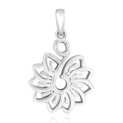 Taraash Sterling Silver Floral Pattern Pendant With Chain For Women COMBO PDCH 85 - Taraash