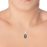 Load image into Gallery viewer, Taraash Sterling Silver Ganesha Pendant With Chain For Unisex COMBO PDCH 90 - Taraash