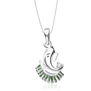 Taraash Sterling Silver Ganesha Pendant With Chain For Women COMBO PDCH 78 - Taraash