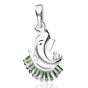 Taraash Sterling Silver Ganesha Pendant With Chain For Women COMBO PDCH 78 - Taraash