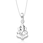 Load image into Gallery viewer, Taraash Sterling Silver Ganeshji Pendant With Chain For Unisex COMBO PDCH 77 - Taraash