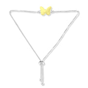 Taraash Sterling Silver Gold Plated Butterfly Bracelet For Women - Taraash