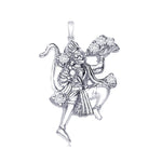 Load image into Gallery viewer, Taraash Sterling Silver Hanuman Pendant With Chain For Men COMBO PDCH 149 - Taraash
