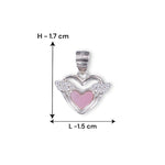 Load image into Gallery viewer, Taraash Sterling Silver Heart Angles Wing CZ Pendant for Women - Taraash
