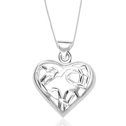 Taraash Sterling Silver Heart Pendant With Chain For Girls COMBO PDCH 82 - Taraash