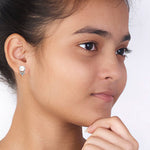 Load image into Gallery viewer, Taraash Sterling Silver Lovely Designer CZ Pearl Earring for Women - Taraash
