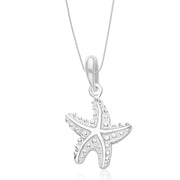 Taraash Sterling Silver Lovely Star Pendant With Chain For Women COMBO PDCH 115 - Taraash