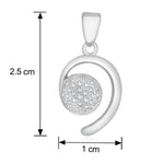 Load image into Gallery viewer, Taraash Sterling Silver Marvelous Design Pendant Set Jewellery For Women PEM2004V - Taraash
