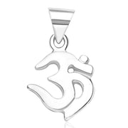 Taraash Sterling Silver Om Pendant With Chain For Unisex COMBO PDCH 61 - Taraash