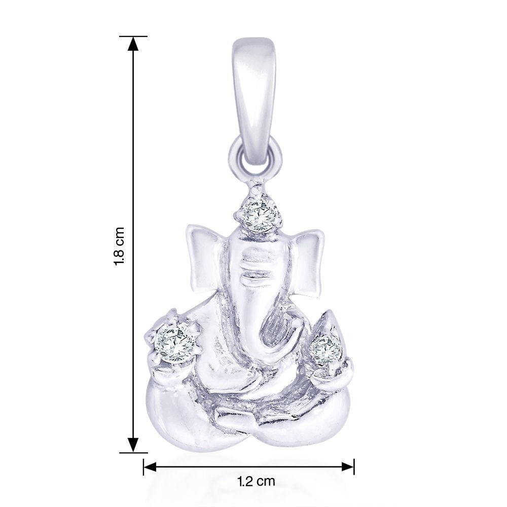 Taraash Sterling-Silver Pendant For Unisex Silver-PD1587R - Taraash