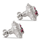 Load image into Gallery viewer, Taraash Sterling Silver Pink White Tapered Cut CZ Round Pendant For Women - Taraash
