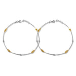 Load image into Gallery viewer, Taraash Sterling Silver Rose Gold Plated Beads Anklet For Women - Taraash
