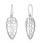 Load image into Gallery viewer, Taraash Sterling Silver Scrollwork French Hook Earrings for women CBER280I - 08 - Taraash
