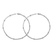 Taraash Sterling Silver Snake Chain Designer Anklet For Women - Taraash