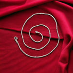 Load image into Gallery viewer, Taraash Sterling Silver Snake Skin Design Chain For Women ACMR451L18IN - Taraash
