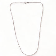 Taraash Sterling Silver Snake Skin Design Chain For Women ACMR451L18IN - Taraash