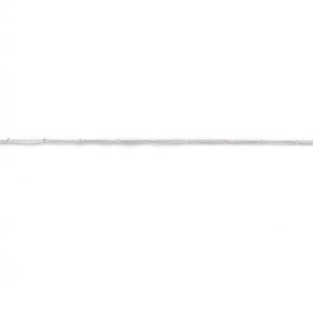 Taraash Sterling Silver Snake Skin Design Chain For Women ACMR451L18IN - Taraash