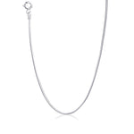 Load image into Gallery viewer, Taraash Sterling Silver Snake Skin Design Chain For Women ACMS30N8C16IN - Taraash
