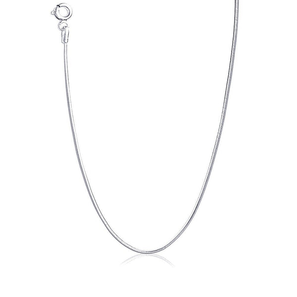 Taraash Sterling Silver Snake Skin Design Chain For Women ACMS30N8C16IN - Taraash