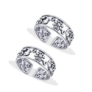 Taraash Sterling Silver Timeless Vintage Style Toe Ring For Women LR1182A - Taraash