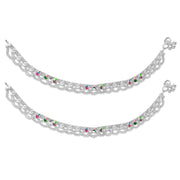 Taraash Sterling Silver Traditional Anklet Payal For Women - Taraash