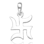 Load image into Gallery viewer, Taraash Sterling Silver Traditional Swastik Pendant With Chain For Unisex COMBO PDCH 79 - Taraash
