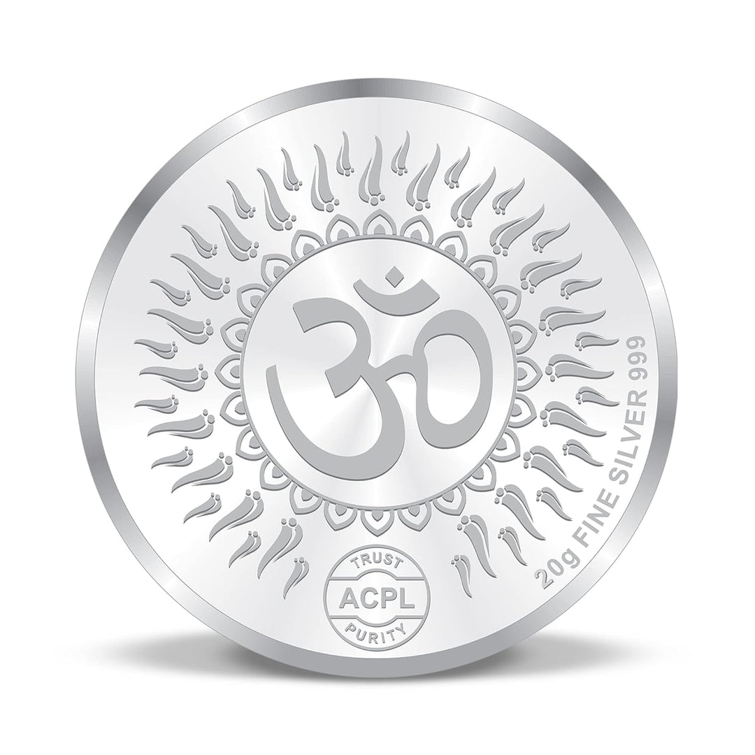 Taraash Traditional Lakshmiji 999 Purity 20 Gram Silver Coin CF11R2G20W - Taraash