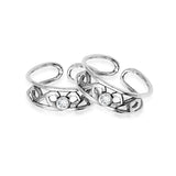 Taraash White CZ 925 Sterling Silver Toe Ring For Women LR0790A - Taraash