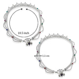 Tarash 925 Sterling Chain Based Silver Anklets For Women - Taraash