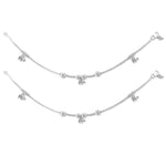 Load image into Gallery viewer, Tarrash Sterling Silver Dangling Elephant Design Anklet For Women - Taraash
